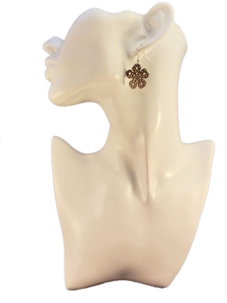 Blüten Ohrringe Vintage Optik Blume Flower